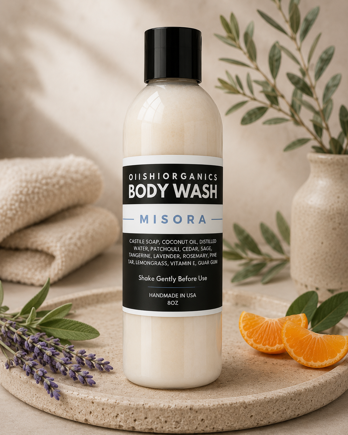 MISORA™ Botanical Body Wash | Daily Cleansing Ritual | OiishiOrganics