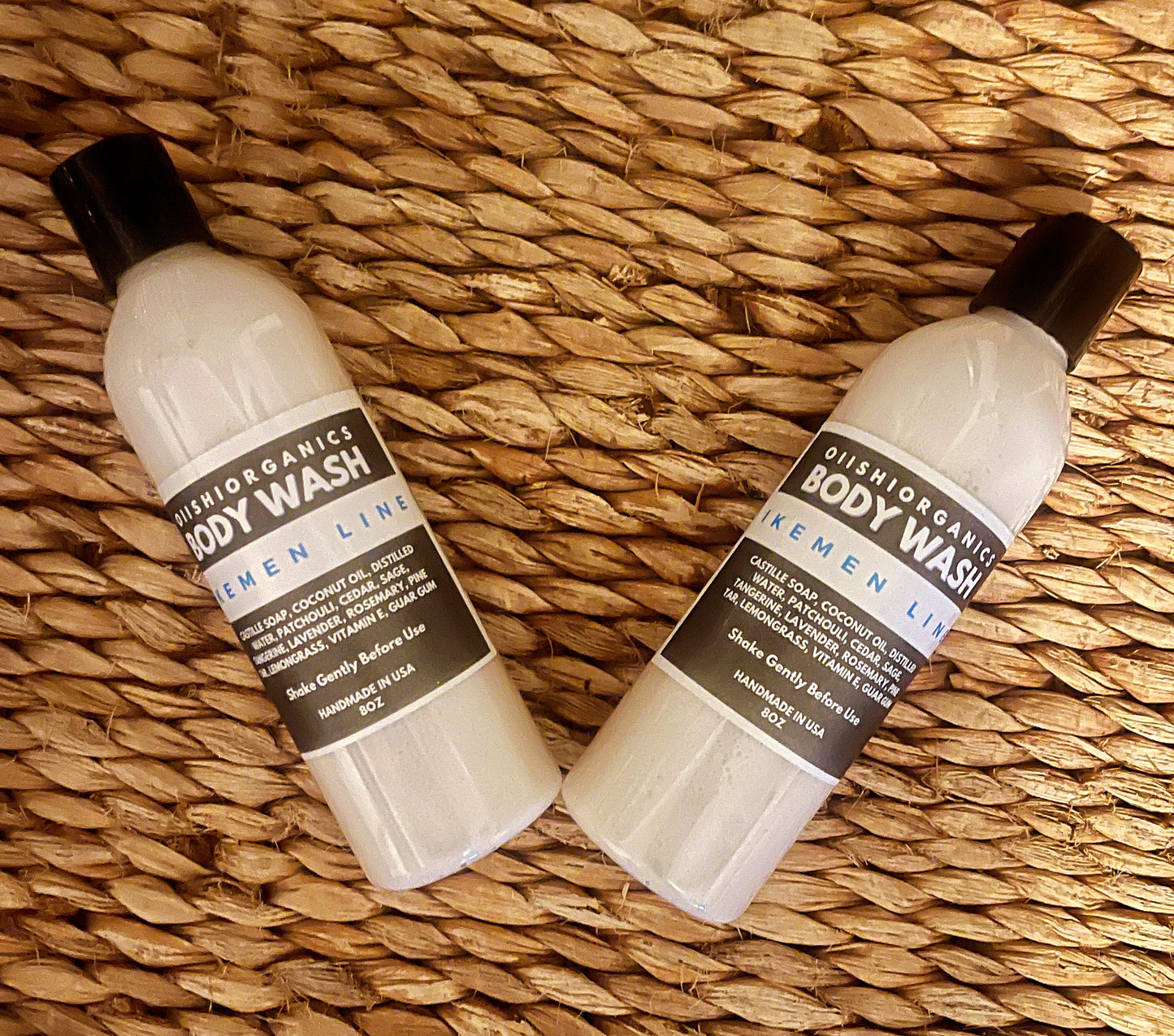 8oz Ikemen Body Wash for Men, Bath and Body, Body Shampoo, Skin Care for Men, vegan body wash, stocking stuffer