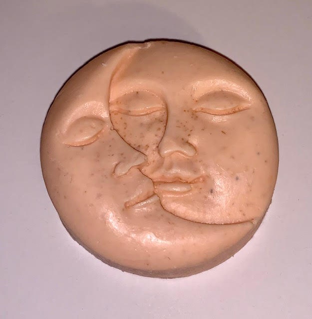 Grapefruit and Lemongrass, Sun and Moon Moisturizing Bar, shea butter bar, oatmeal bar, small gift 4oz