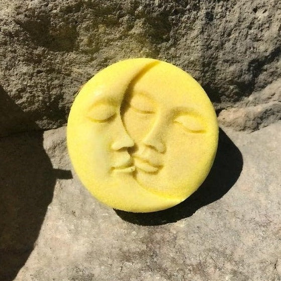 Grapefruit and Lemongrass, Sun and Moon Moisturizing Bar, shea butter bar, oatmeal bar, small gift 4oz