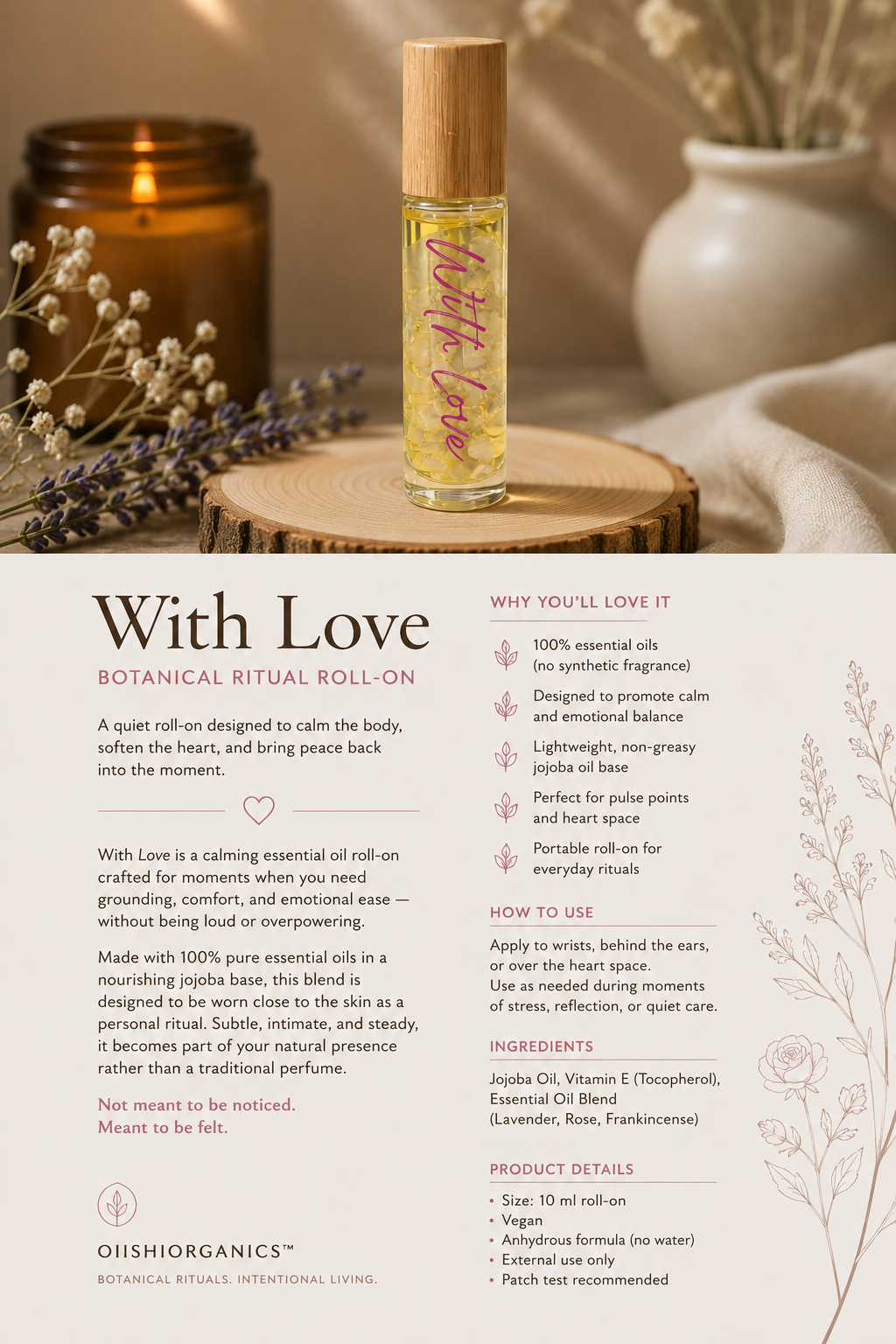 With Love — Botanical Ritual Roll-On