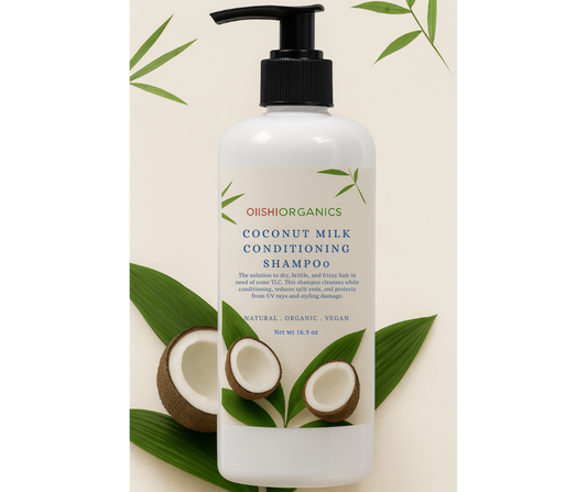🧴 OiishiOrganics Coconut Milk Conditioning Shampoo
