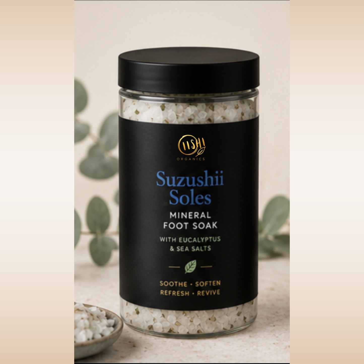 🌿 SUZUSHII SOLES — Mineral Foot Soak